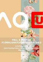 Aqui Floral & Nature & Tropical Vol.2 F/W